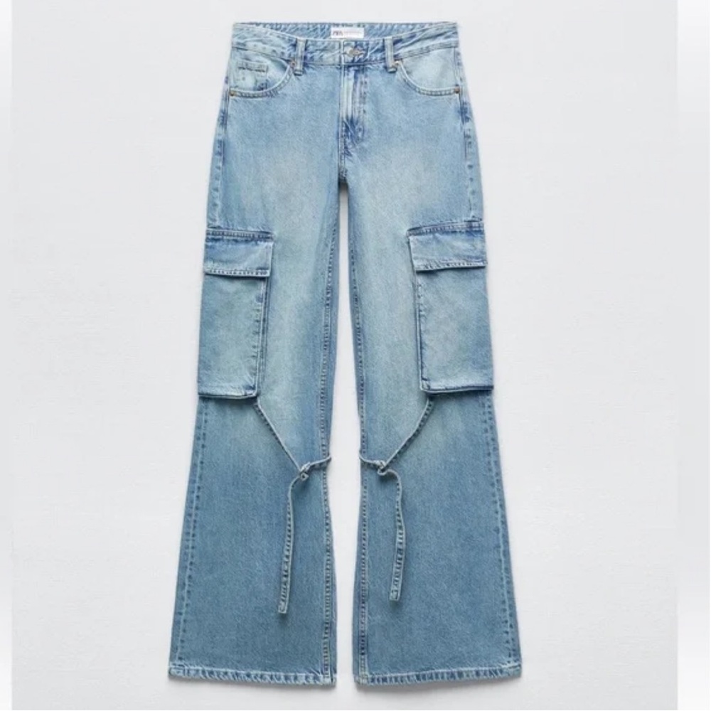 ZARA | Mid Rise Cargo Pant